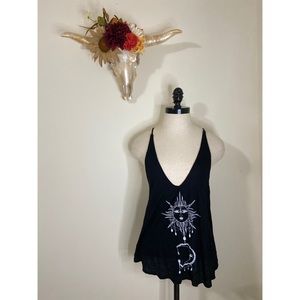 Sun and moon tank top.